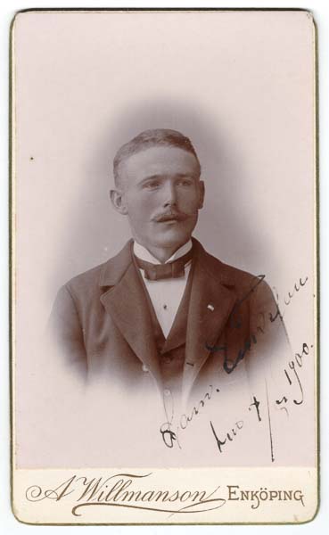 Karl Samuel Eriksson 1900 - Anders Willmanson - Enköping - 223A - Grosshandlaren