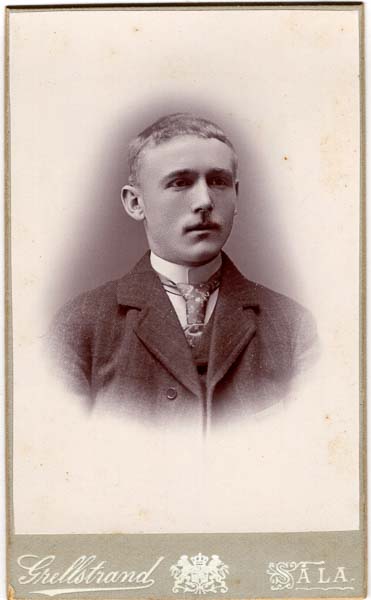 Karl Samuel Eriksson ca 1896 - Carl August Grellstrand - Sala - 82A - Grosshandlaren
