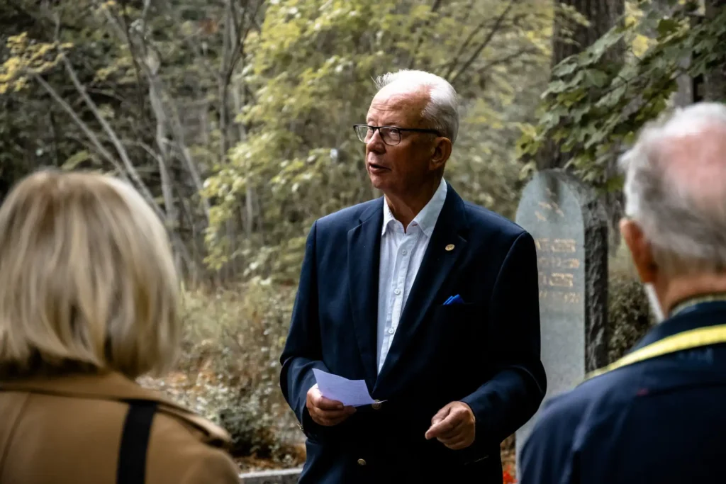 Ordförande för J.P. Johansson-sällskapet Stig Lundh.